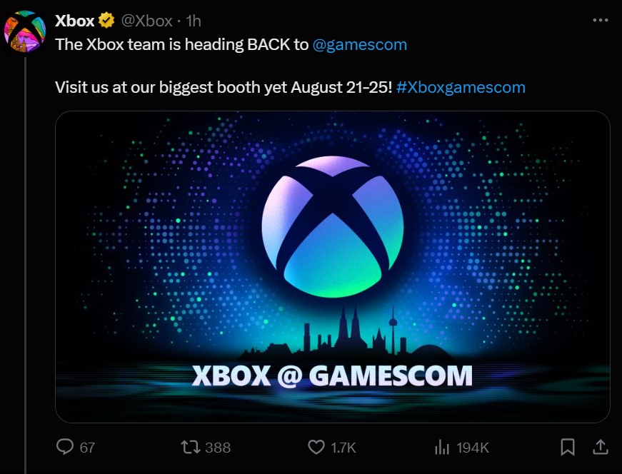 Xbox At Gamescom