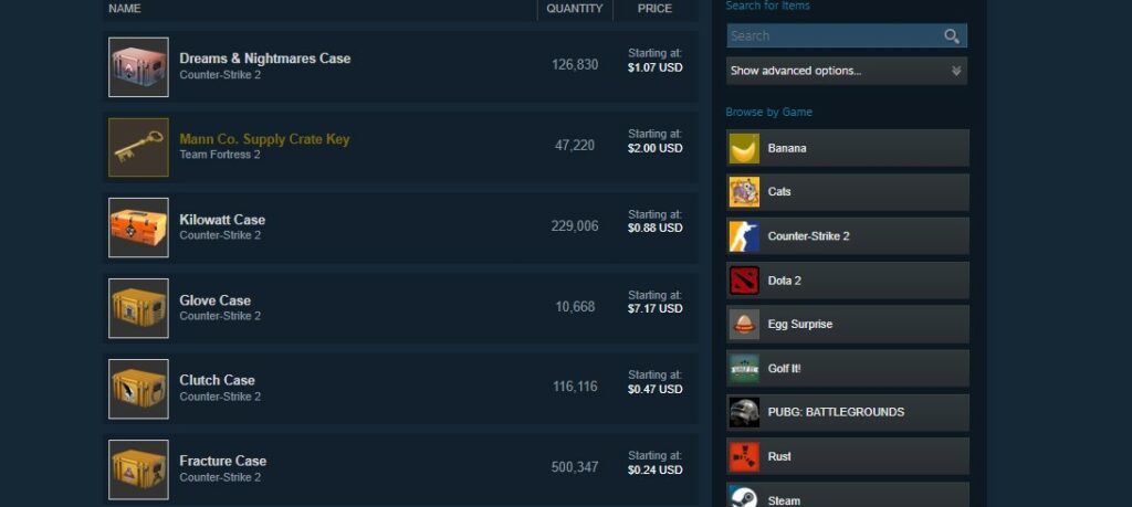 steam marketplace