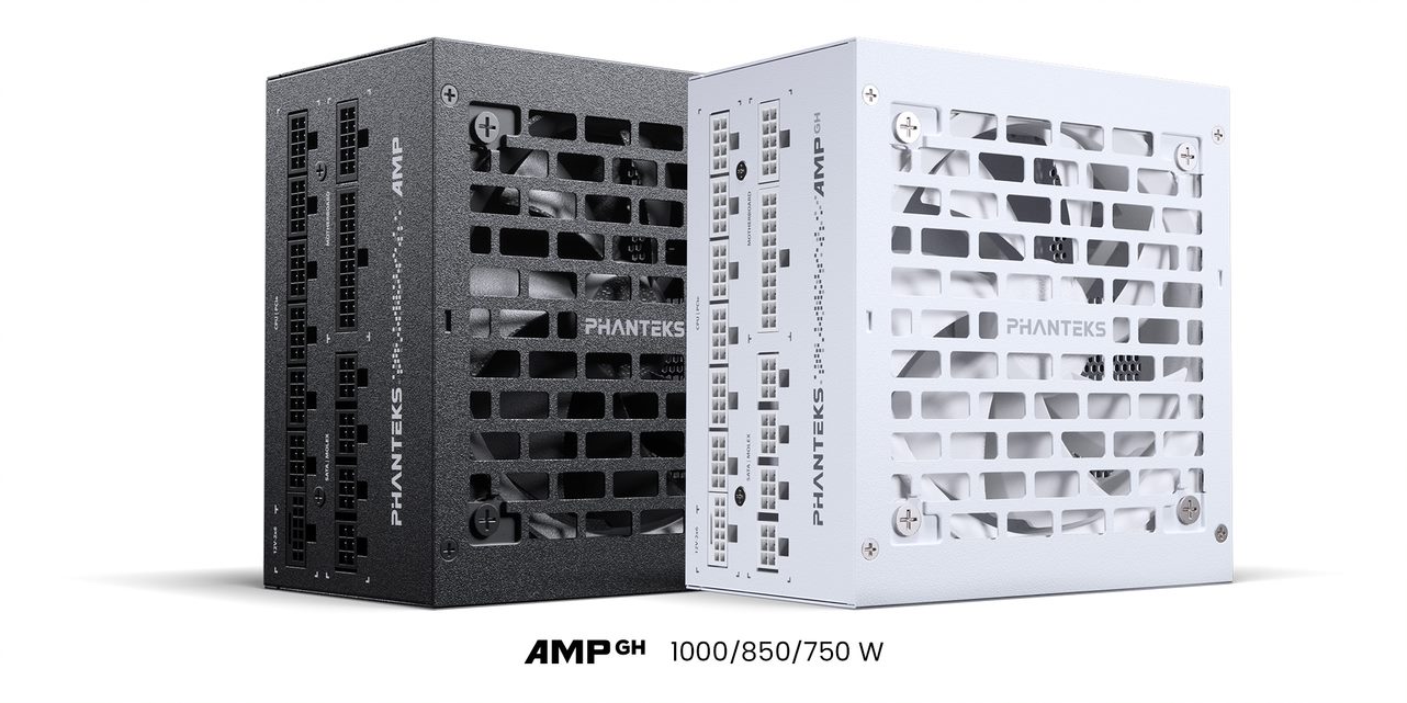Phanteks Debuts AMP GH PSU Polar ST CPU Coolers