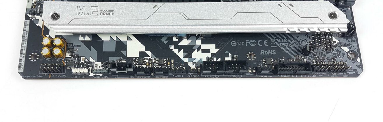 ASRock B650E Steel Legend WiFi - Motherboard - Connectors Bottom