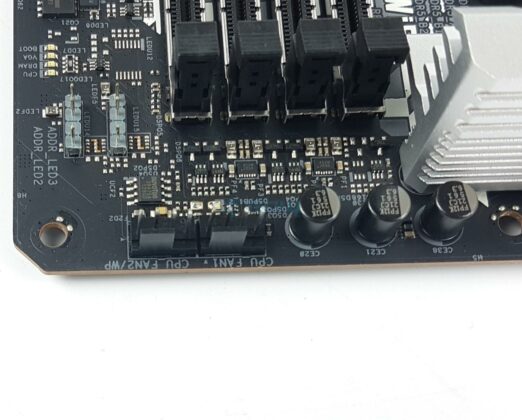 ASRock B650E Steel Legend WiFi - Motherboard - Connectors Top