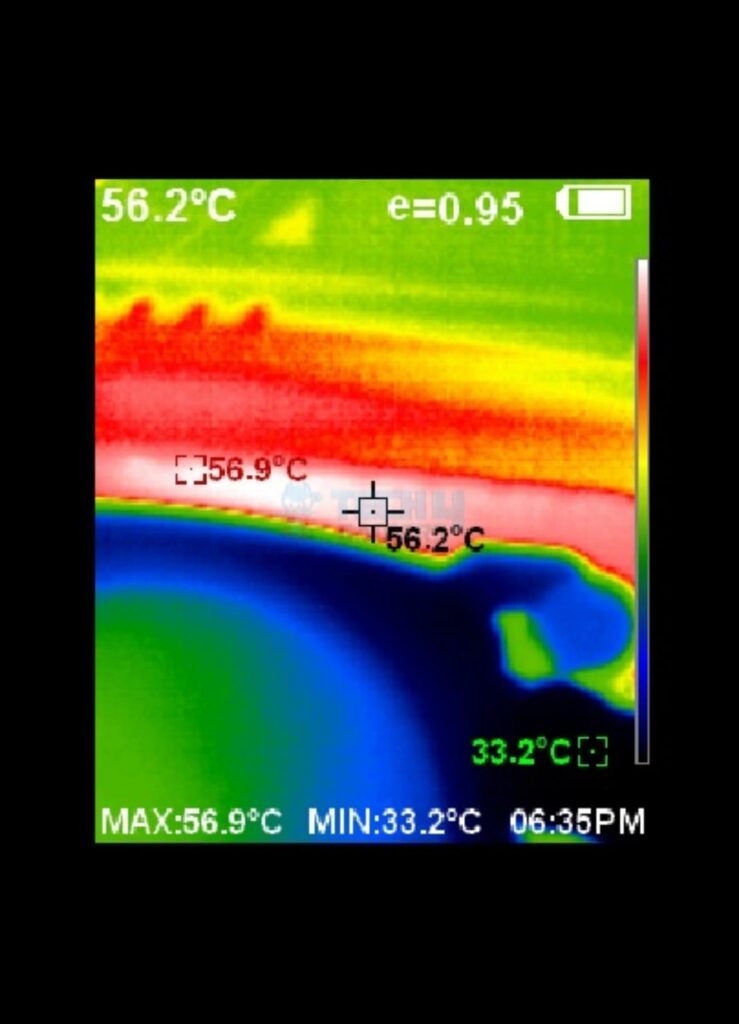 ASRock B650E Steel Legend WiFi — ASRock B650E Steel Legend WiFi Thermal Imaging 739x102