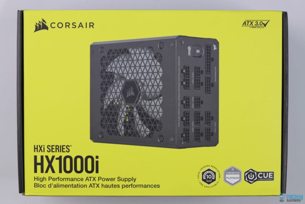 Corsair HX1000i Platinum Box Front