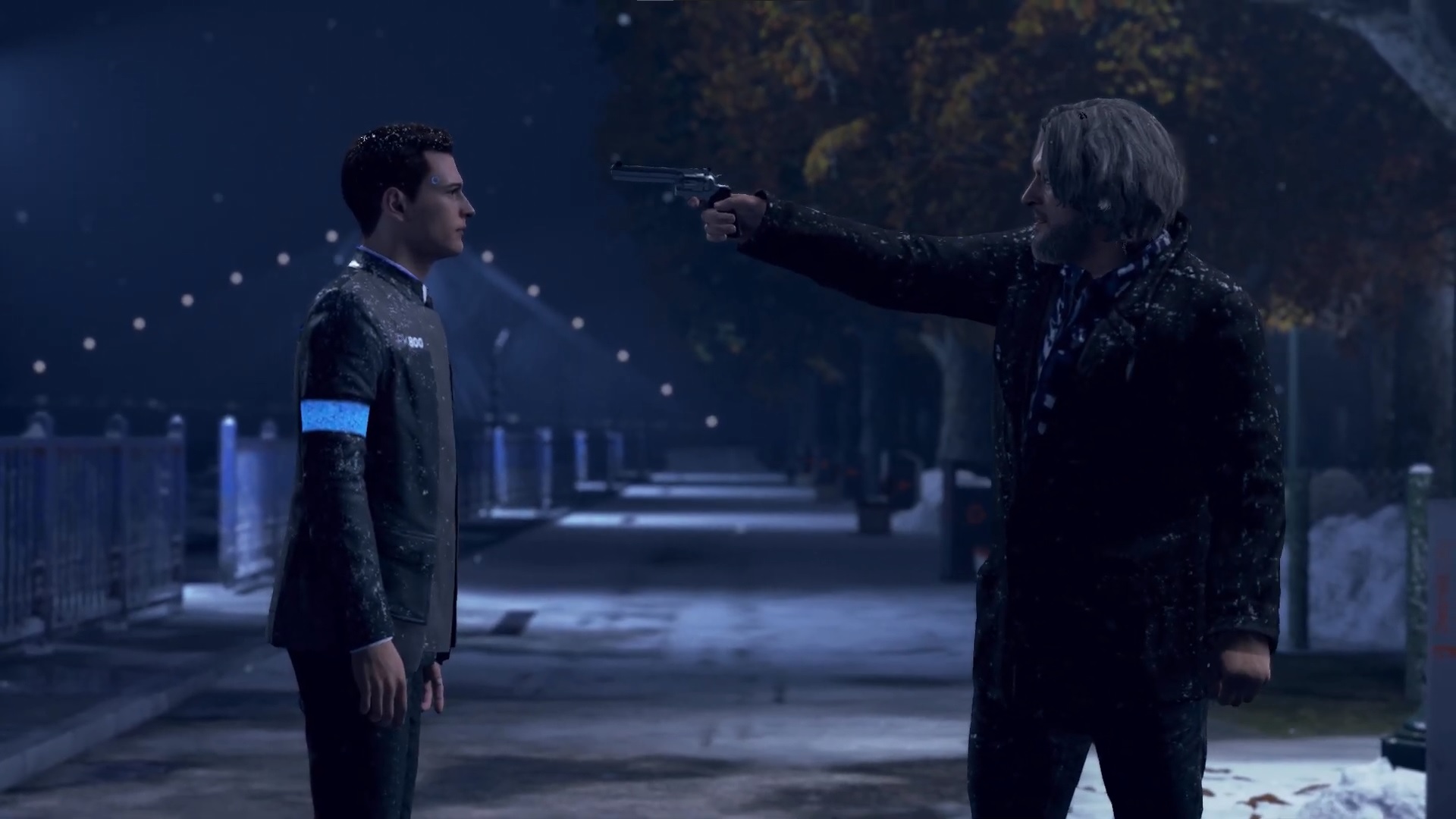 Hank Threatening To Shoot Connor In Detroit Become Human