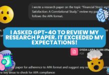 I Asked GPT-4o To Review My Research Paper. It Exceeded My Expectations!