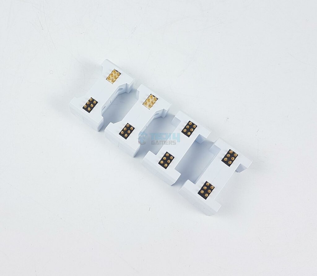 MSI MPG EZ120 ARGB White Fans - Magnetic Connector Blocks