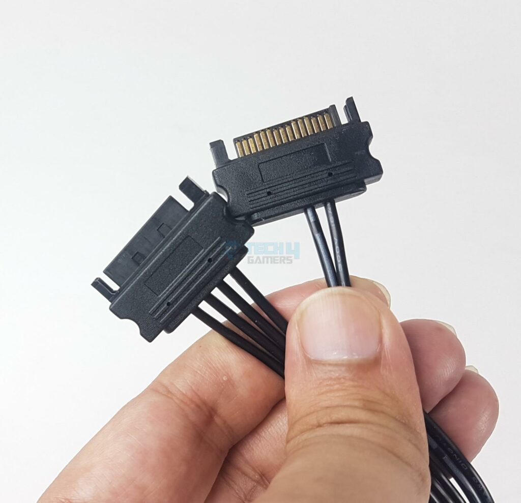 MSI MPG EZ120 ARGB White Fans - SATA Connectors