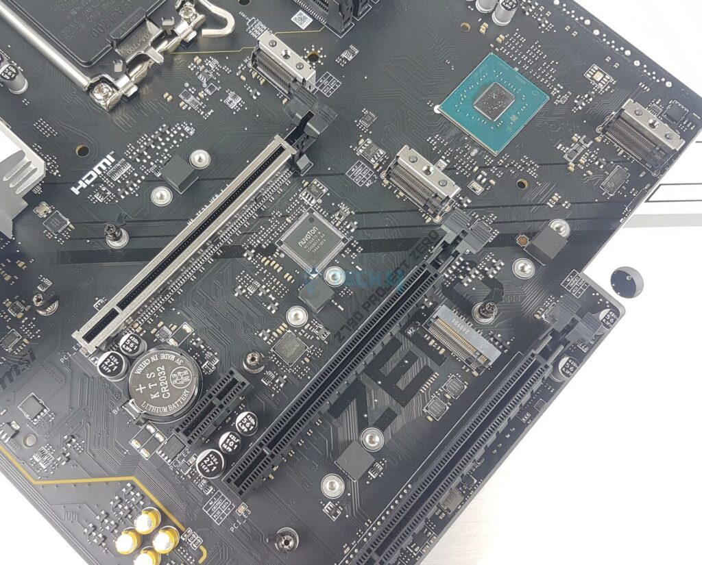 MSI Z790 Project Zero - Motherboard - M.2 Ports Without Covers