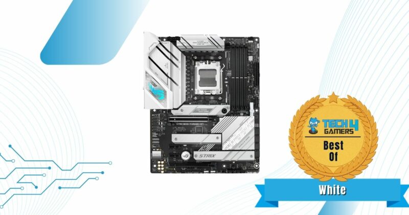 Best White Motherboard For Ryzen 5 9600X - ASUS ROG Strix B650-A Gaming WiFi 6E