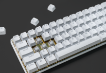 Steelseries Apex Pro mini Prebuilt White Gold Edition Keyboard (Image credit: Steelseries)