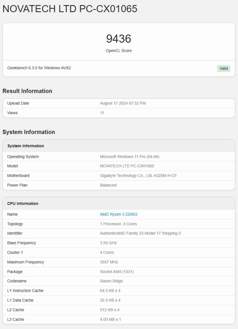 Geekbench: An Overview Of The CPU/GPU Benchmarking Tool - Tech4Gamers