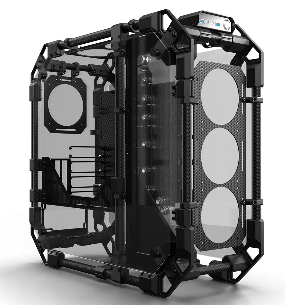 Alphacool Apex Pro Skeleton Carbon