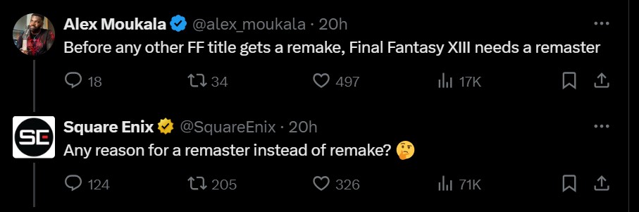 Final Fantasy 13 Remake