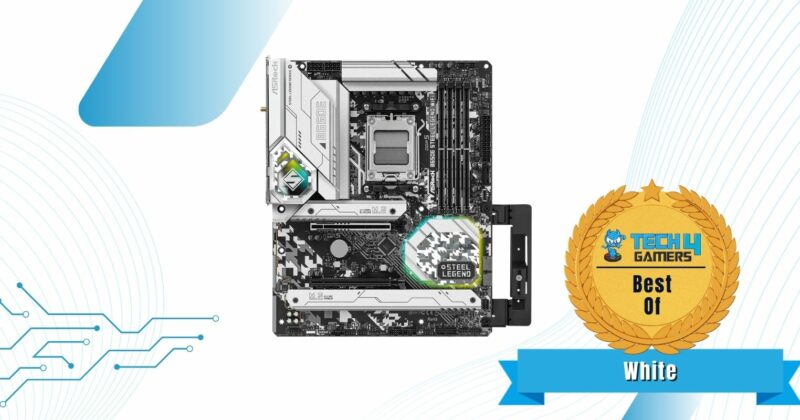 Best Whtie Motherboard For Ryzen 7 7800X3D - ASRock B650E Steel Legend WiFi