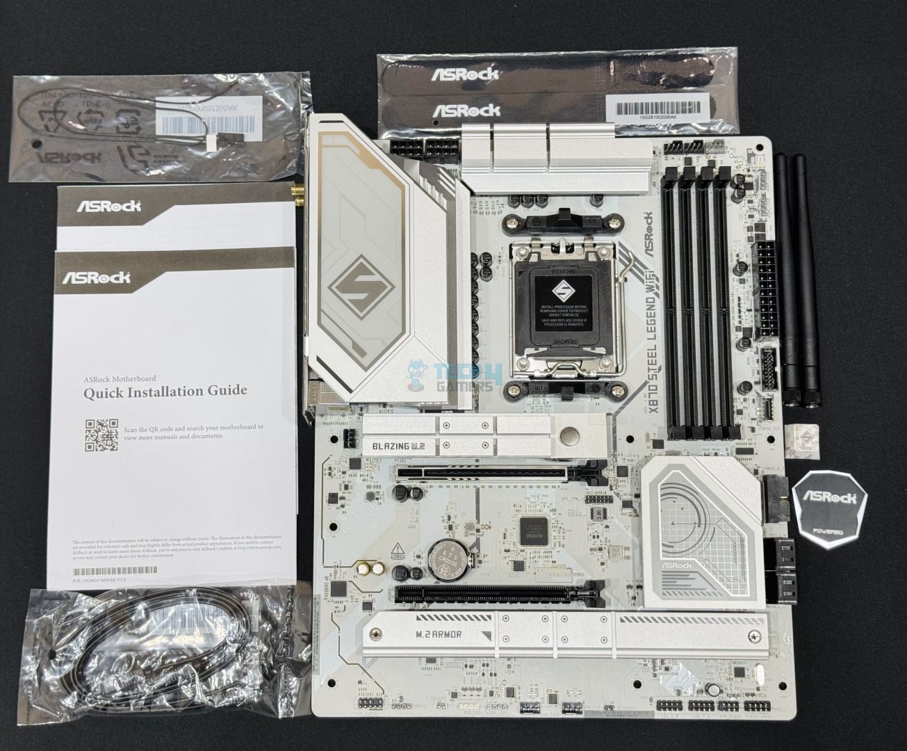 ASRock X870 Steel Legend WiFi box contents