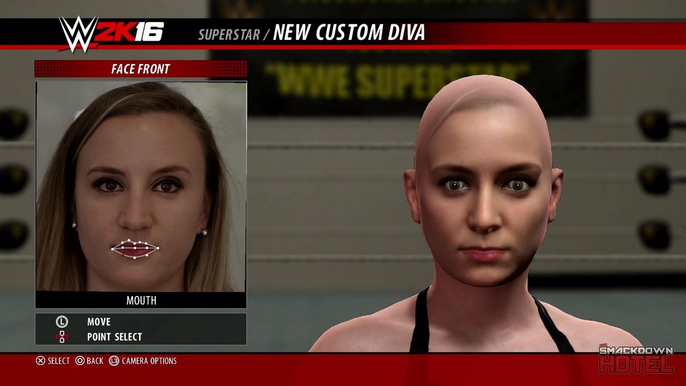 Creating a wrestler with a realistic image of a person