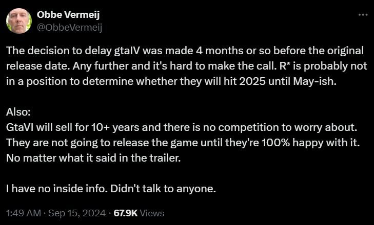 GTA 6 Supported For 10 Years