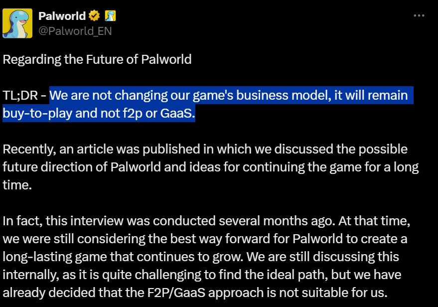 Palworld Game Model