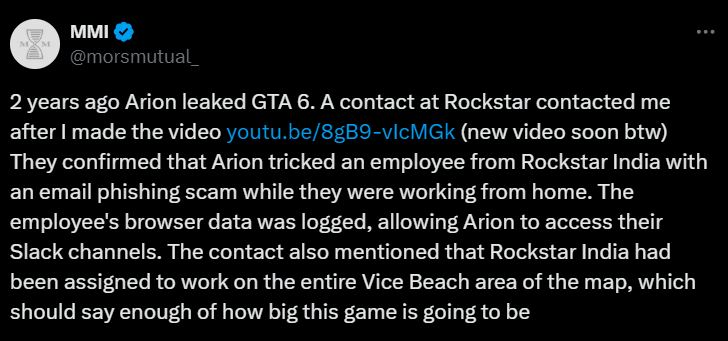 GTA 6 Rockstar India Leak