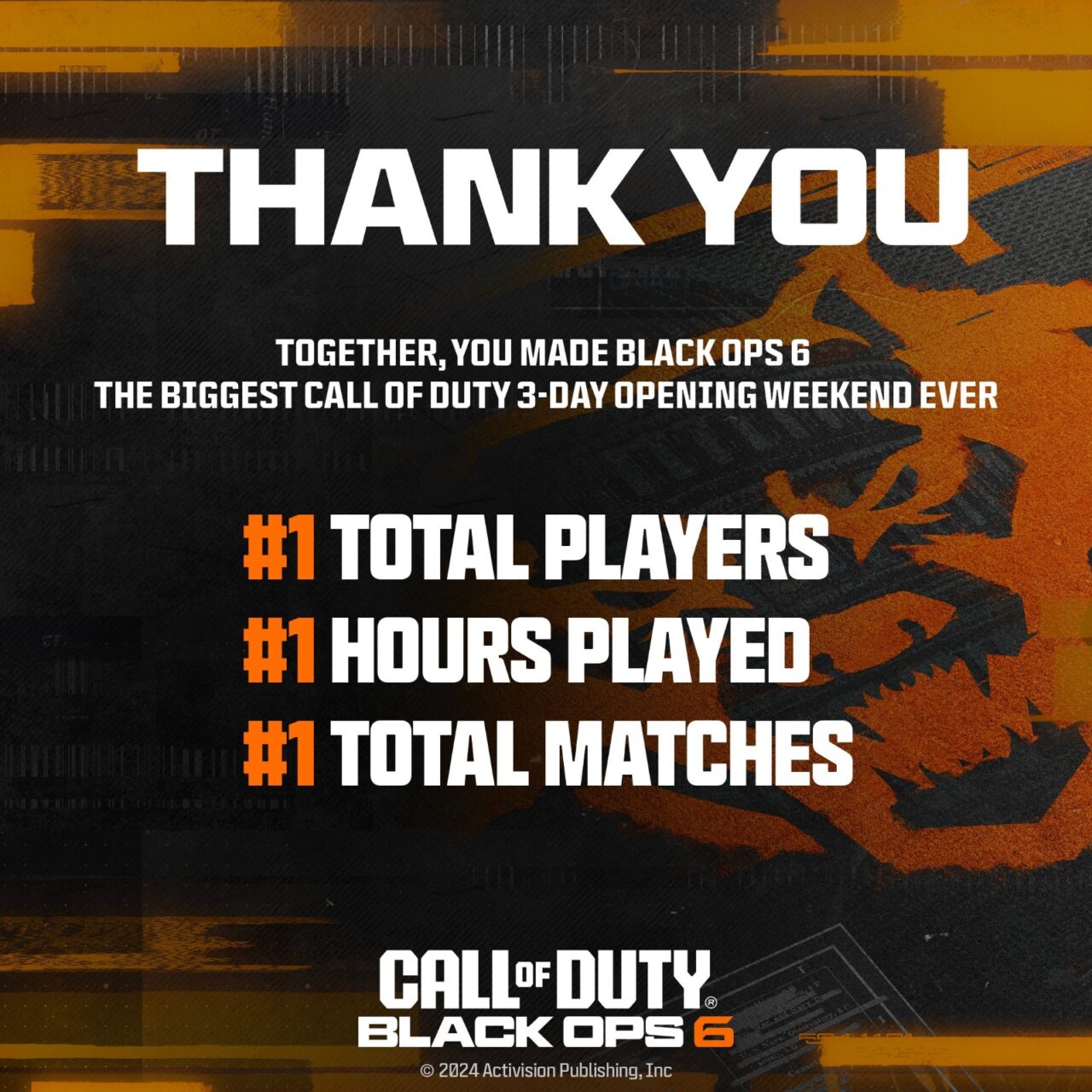 Black Ops 6 Launch Hailed As Biggest In The History of Call of Duty