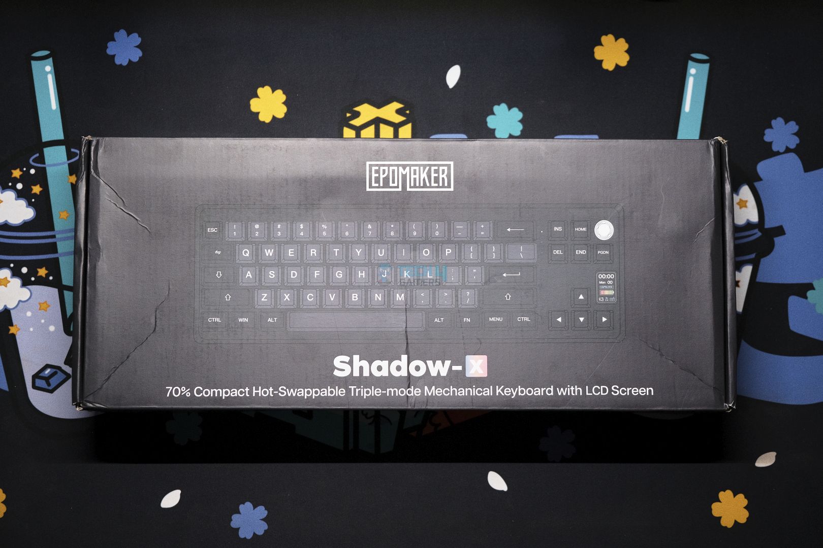 Epomaker Shadow X has a simple box