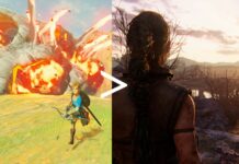 Hellblade 2 and Legends Of Zelda Comparison