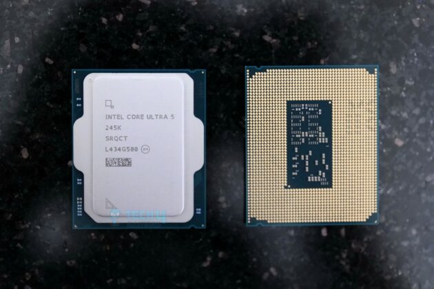 Intel Core Ultra 5 245K - front and back