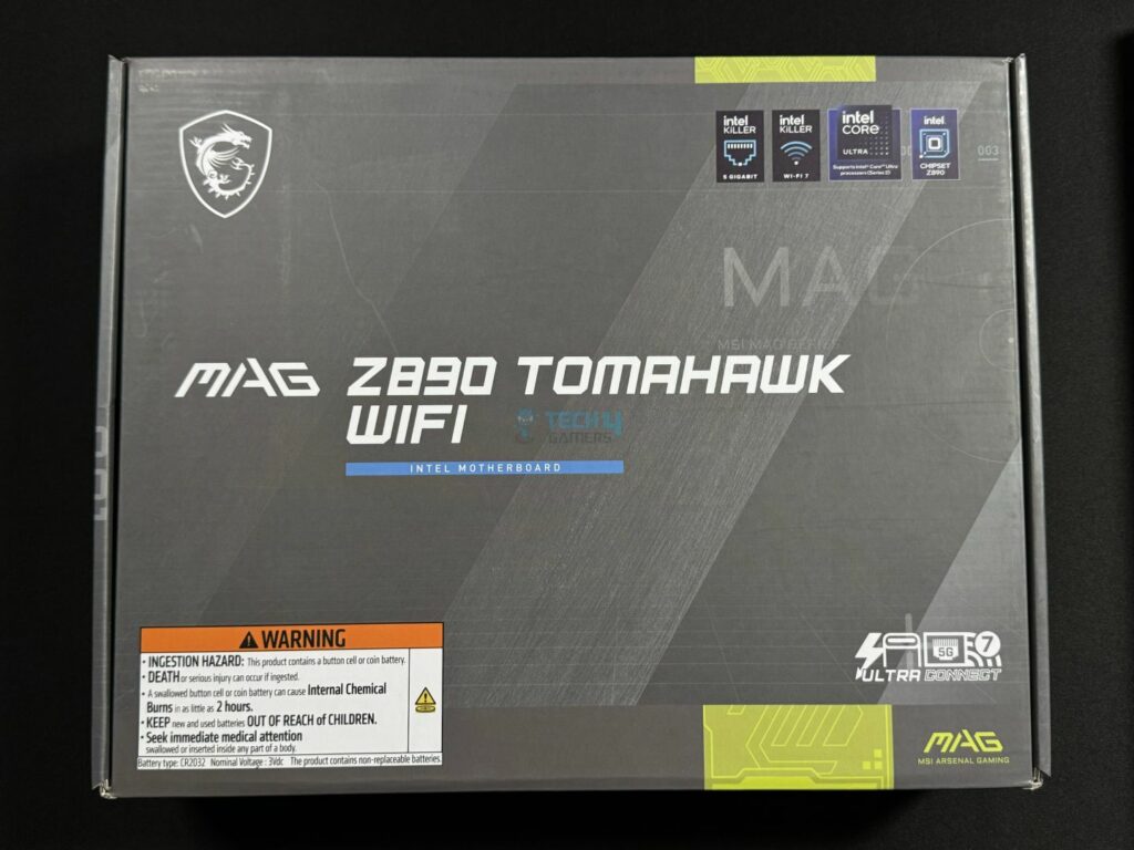 MSI MAG Z890 Tomahawk WiFi box front