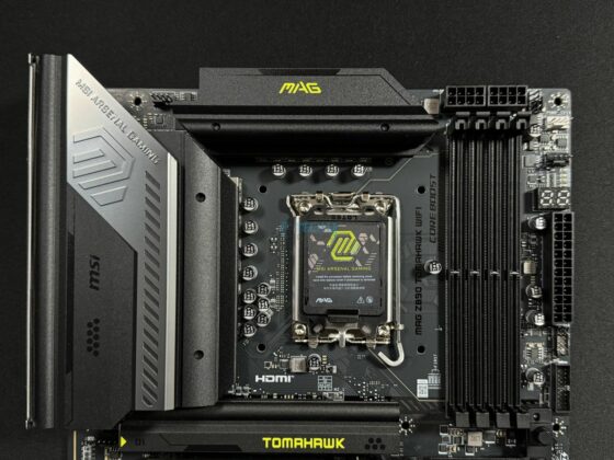 MSI MAG Z890 Tomahawk WiFi upper part