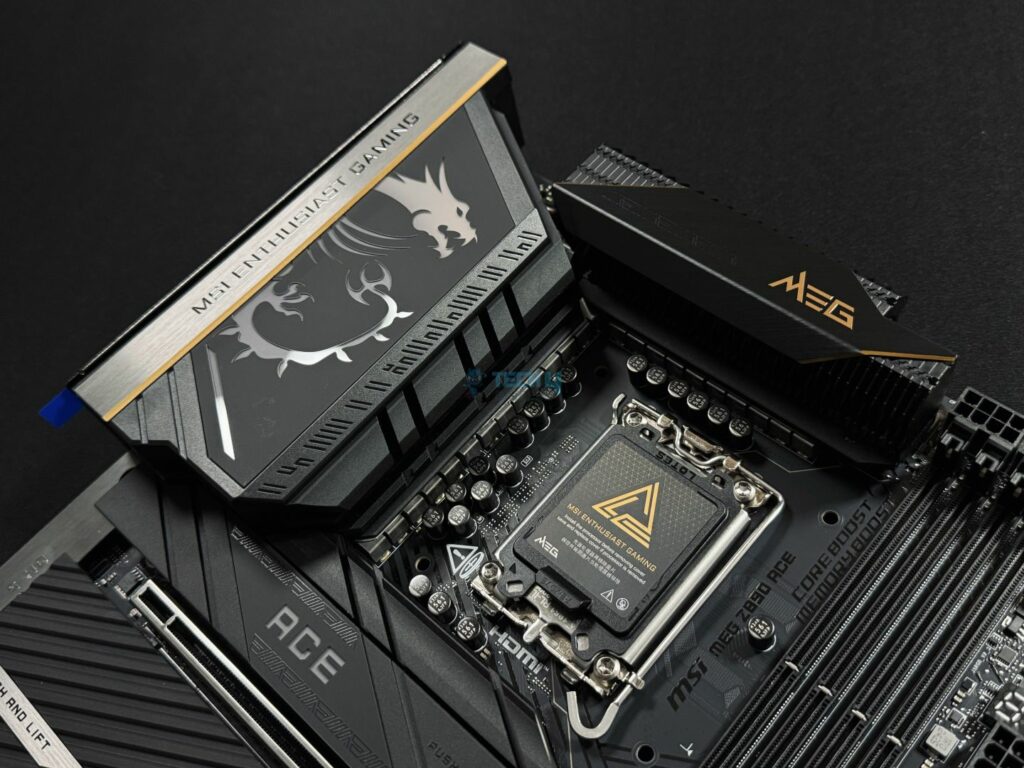 MSI MEG ACE Z890 - CPU Socket and VRM Cover