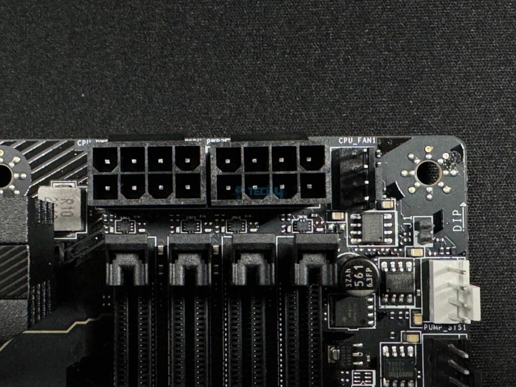 MSI MPG Z890 Carbon WiFi EPS connectors