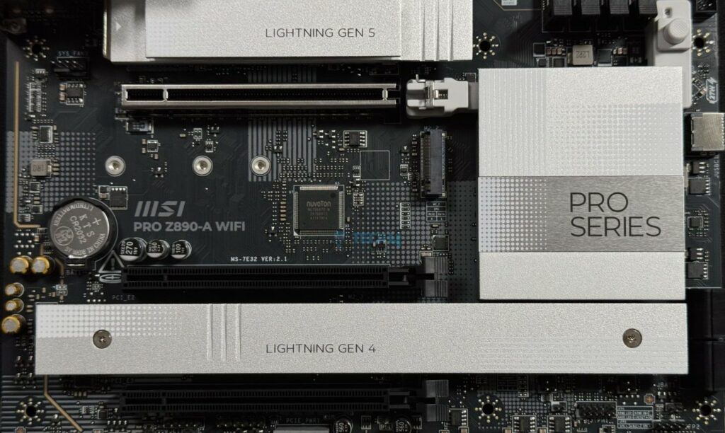 MSI Pro Z890-A WiFi PCIe slots