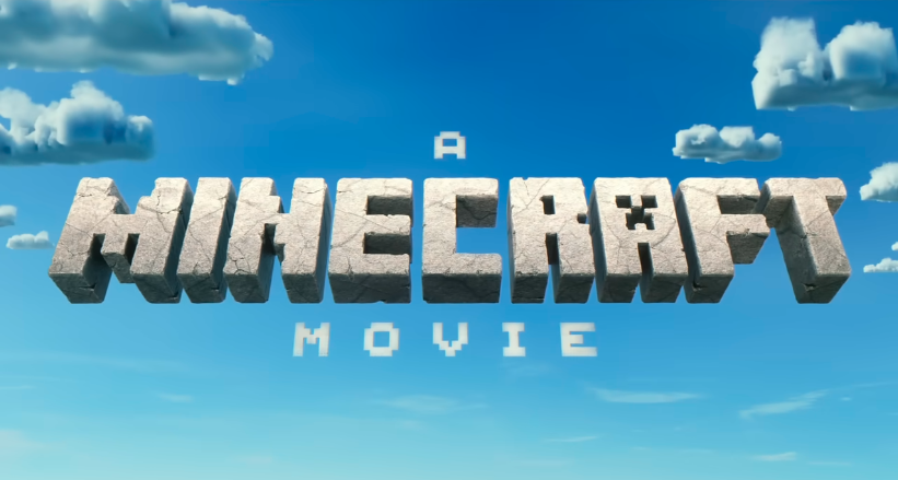 Minecraft Movie's title card