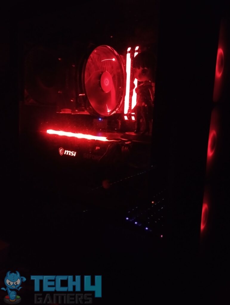 PC aesthetics after switching on