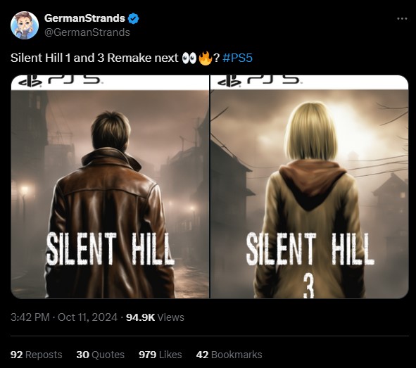 Silent Hill 1 and 3 Remake