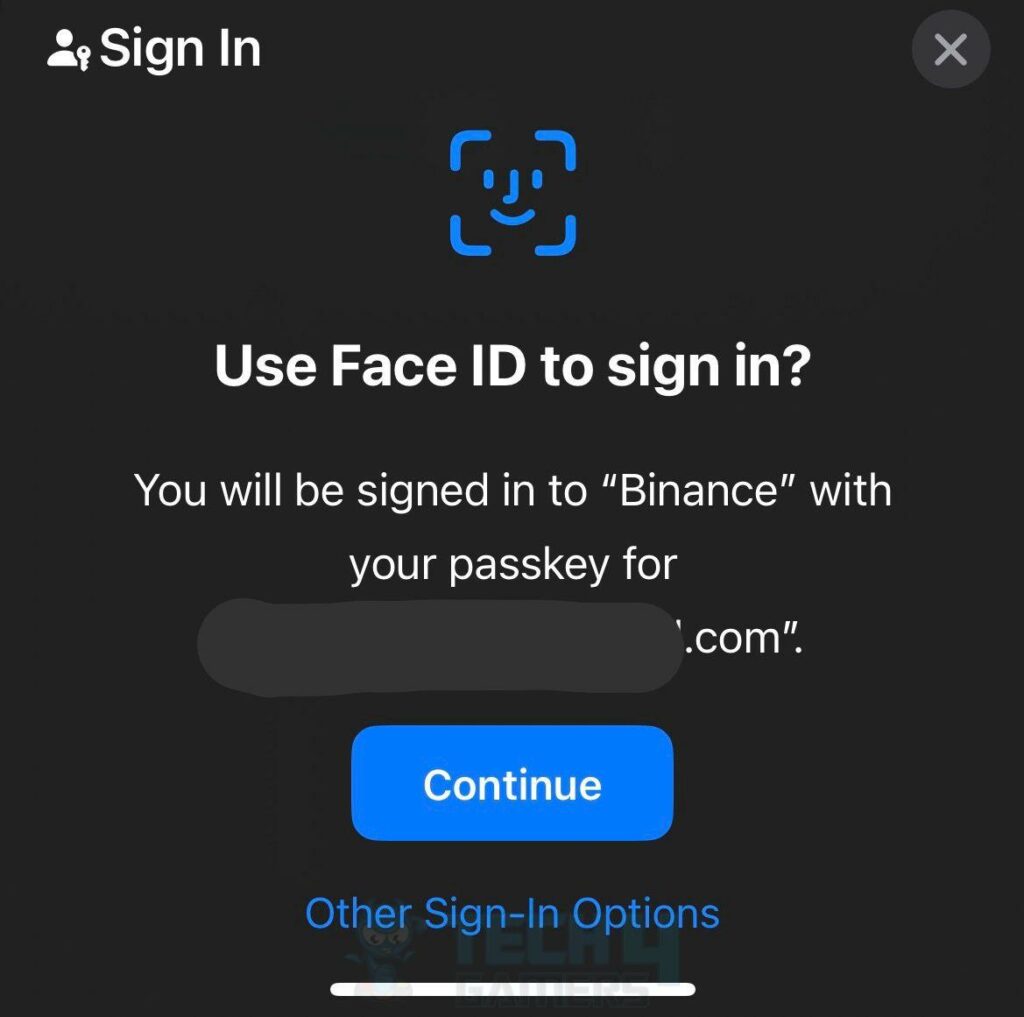 Using Face ID As My Passkey