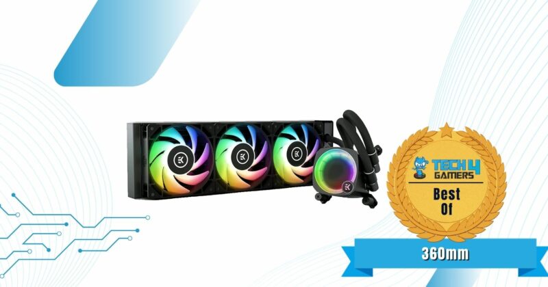 Best 360mm AIO Cooler For Ryzen 7 5800X - EK-Nucleus AIO CR360 LUX D-RGB