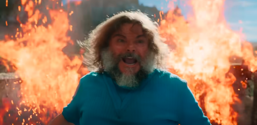 Jack Black as Steve in the Minecraft Movie