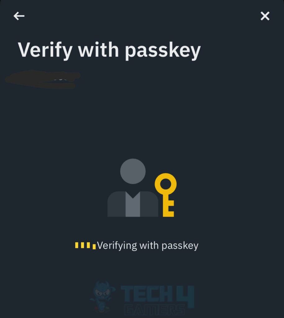 Automatic Verification Using Passkey