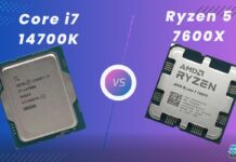 Core i7 14700K Vs Ryzen 5 7600X