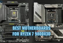 Best Motherboards For Ryzen 7 9800X3D