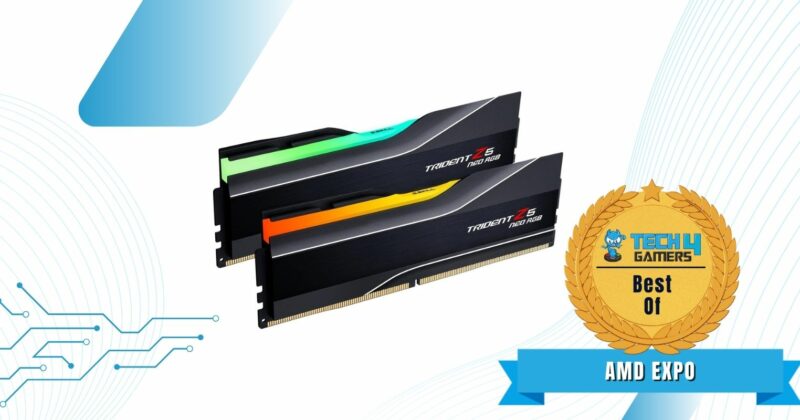 G. Skill Trident Z5 Neo RGB DDR5-6400 CL30 - best amd expo ddr5 ram