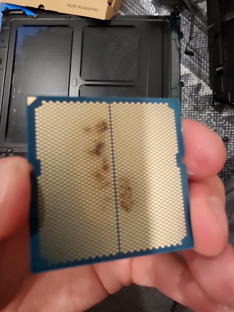 Ryzen 7 9800x3d damaged processor