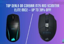 Top Deals on Corsair M75 and SCIMITAR Elite Mice – Up to 38% Off!