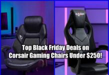 Top Black Friday Deals on Corsair Gaming Chairs Under $250!