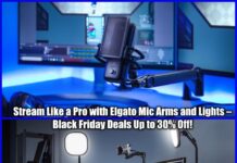 Stream Like a Pro with Elgato Mic Arms and Lights – Black Friday Deals Up to 30% Off!