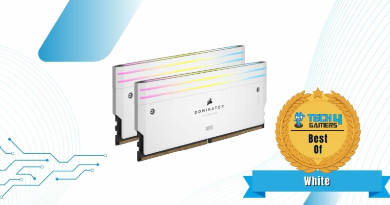 Best White RAM For Ryzen 7 9800X3D - Corsair Dominator Titanium RGB 6,000MHz