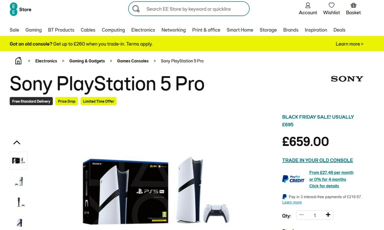 PS5 Pro Price Already Cut By UK Retailers Due To Low Demand