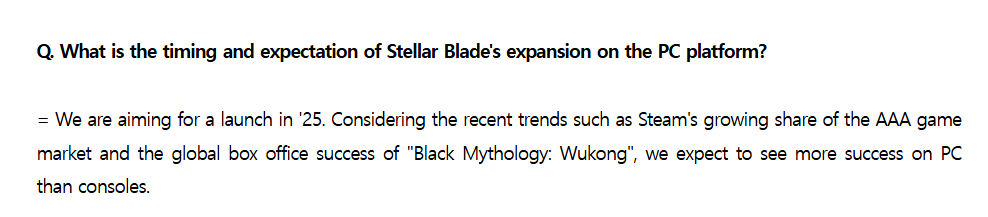 Stellar Blade PC Port Confirmed 2025