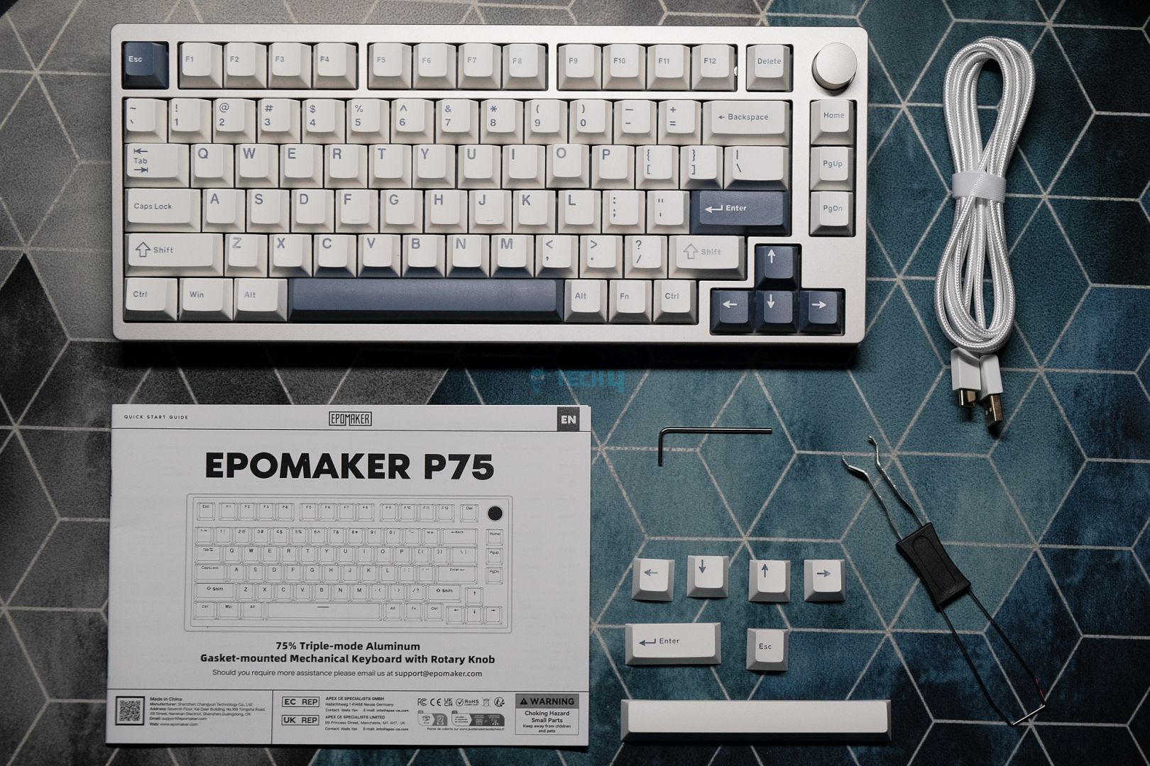 Everything included with the Epomaker P75